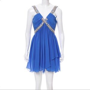 Roberto Cavalli Embellished Silk Dress